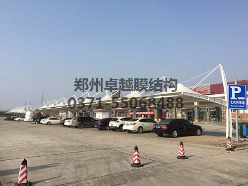 卓越案例山西運(yùn)城市垣曲聞垣高速服務(wù)區(qū)膜結(jié)構(gòu)車(chē)棚