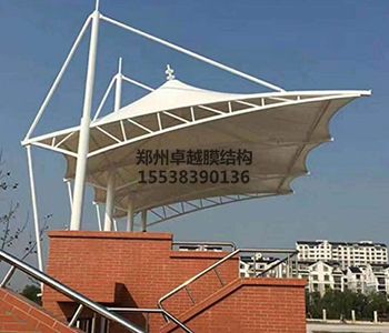 咸陽<font color='red'>膜結(jié)構(gòu)看臺</font>【涇華學校等】設計施工案例