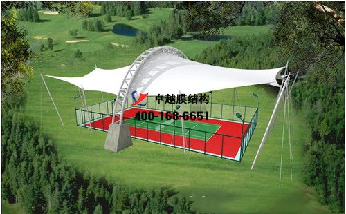 平頂山膜結(jié)構(gòu)籃球場【平頂山市體育運動學?；@球館等】工程設(shè)計施工案例