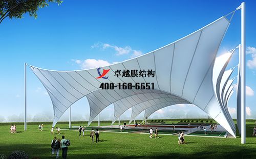  呼和浩特膜結構網(wǎng)球場門球場籃球場（ 呼和浩特體育活動中心）設計施工安裝案例