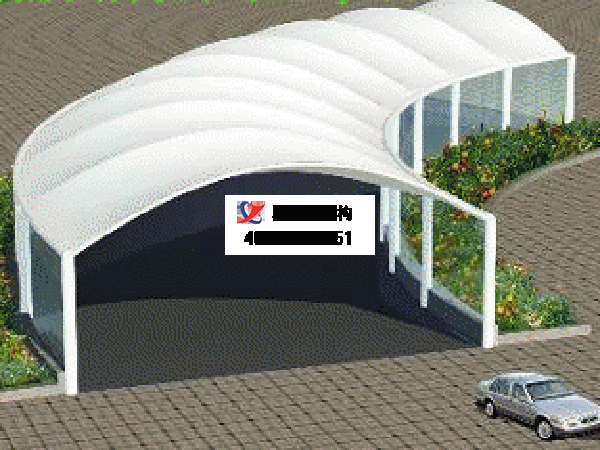 晉中膜結(jié)構地下車庫出入口【晉中市和特科技有限公司等】設計施工案例