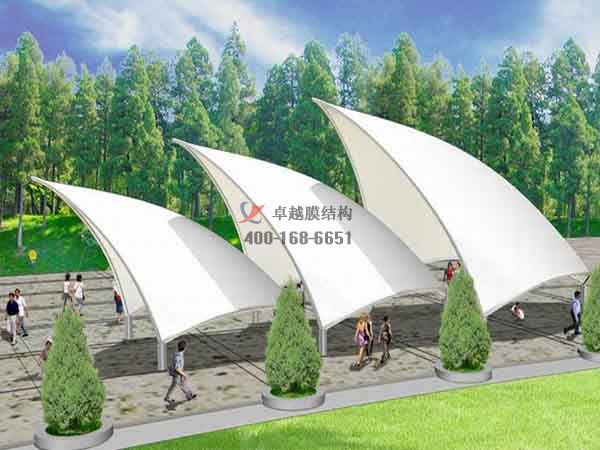 蕪湖張拉<font color='red'>膜結(jié)構(gòu)景觀</font>設(shè)計施工【案例圖片】