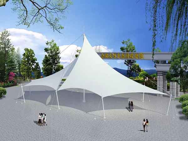 舟山張拉<font color='red'>膜結(jié)構(gòu)景觀</font>設(shè)計施工【案例圖片】