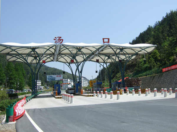 深圳高速收費站雨棚【專業(yè)廠家】景觀遮陽棚/服務區(qū)膜結構充電站設計公司