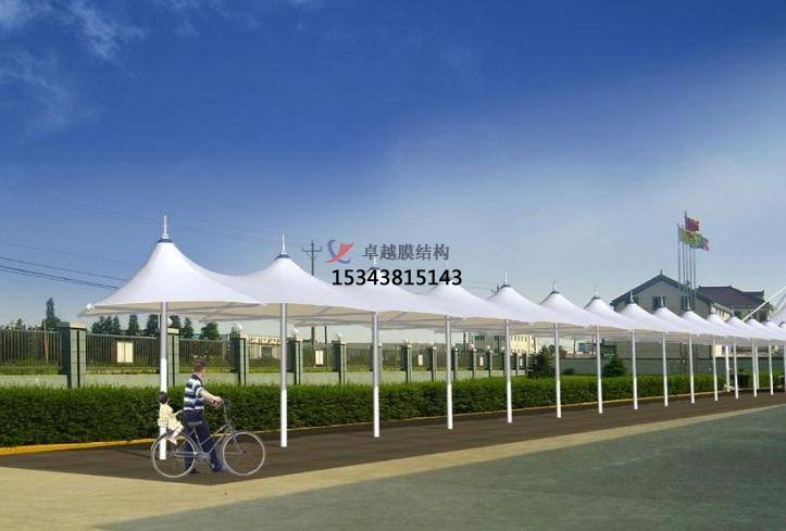 邵陽膜結(jié)構景觀罩棚/頂棚/膜結(jié)構景觀傘，涼亭設計【案例圖片】