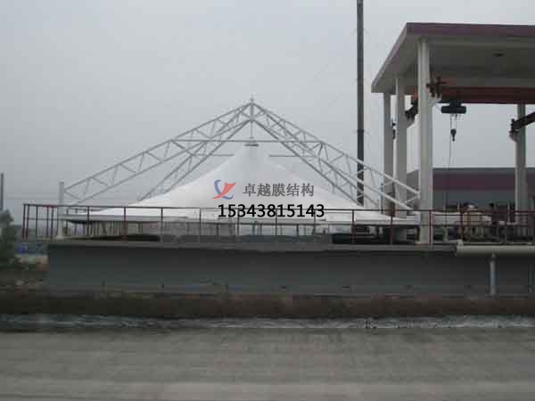 銀川市污水池加蓋圖片/膜結(jié)構(gòu)罩棚案例、設(shè)計