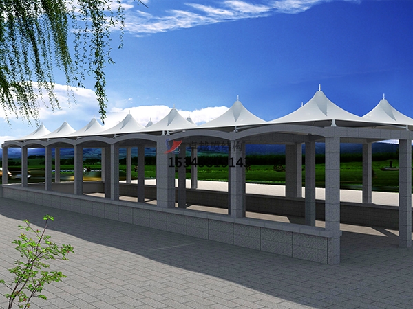 荊州膜結(jié)構(gòu)地下車庫入口