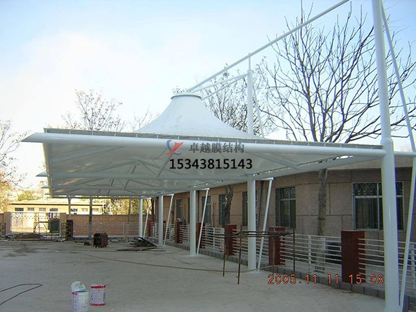 澧縣膜結(jié)構(gòu)停車(chē)棚【充電站雨棚】設(shè)計(jì)安裝