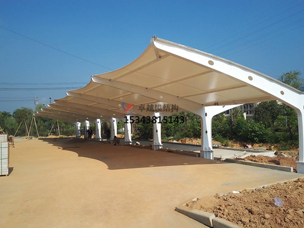 武邑膜結(jié)構(gòu)停車棚【設計生產(chǎn)安裝】