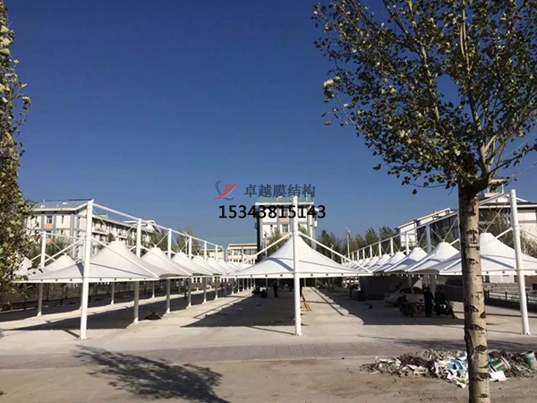 兩當膜結(jié)構(gòu)停車棚【設計生產(chǎn)安裝】