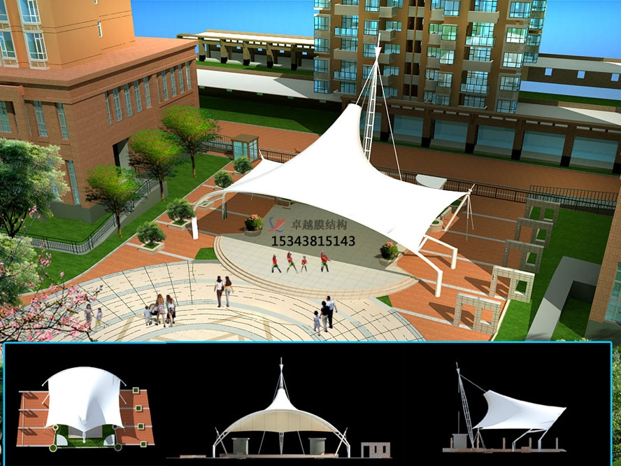 漢陰膜結(jié)構(gòu)景觀(guān)【張拉膜景觀(guān)】承包安裝價(jià)格