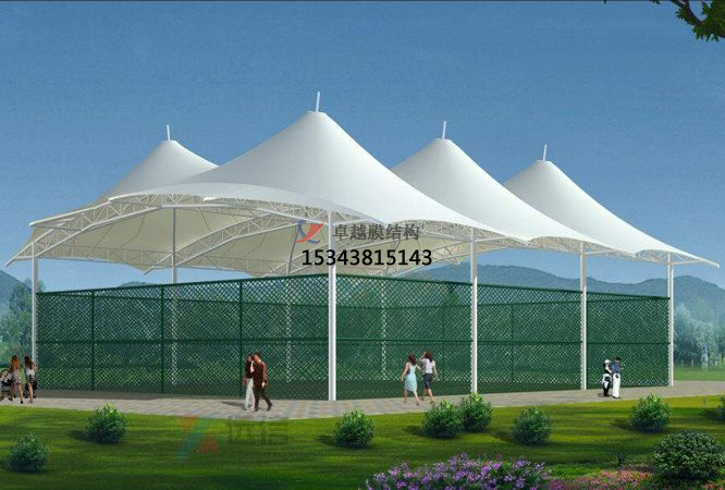  足球場膜結(jié)構(gòu)雨棚破損如何修復(fù)？