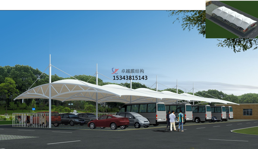 為什么<font color='red'>膜結構車棚</font>隨處可見？