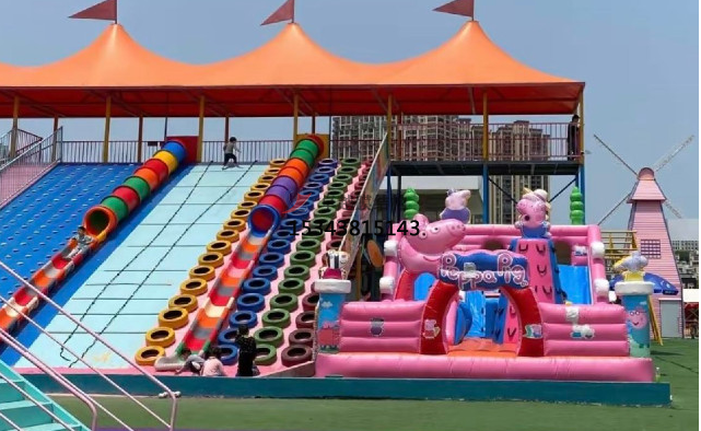 商丘彩虹滑道游樂設備紅色遮陽棚結(jié)構(gòu)設計生產(chǎn)