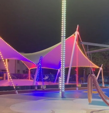 游樂場舞臺遮陽棚