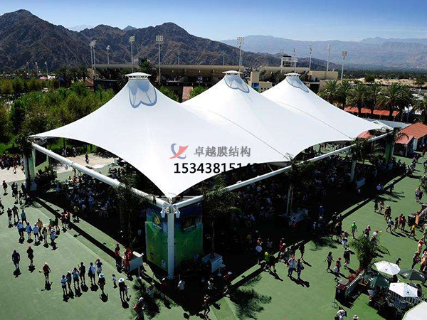 貴港膜結構公司【門球場張拉膜雨棚維護】貴港膜結構廠家