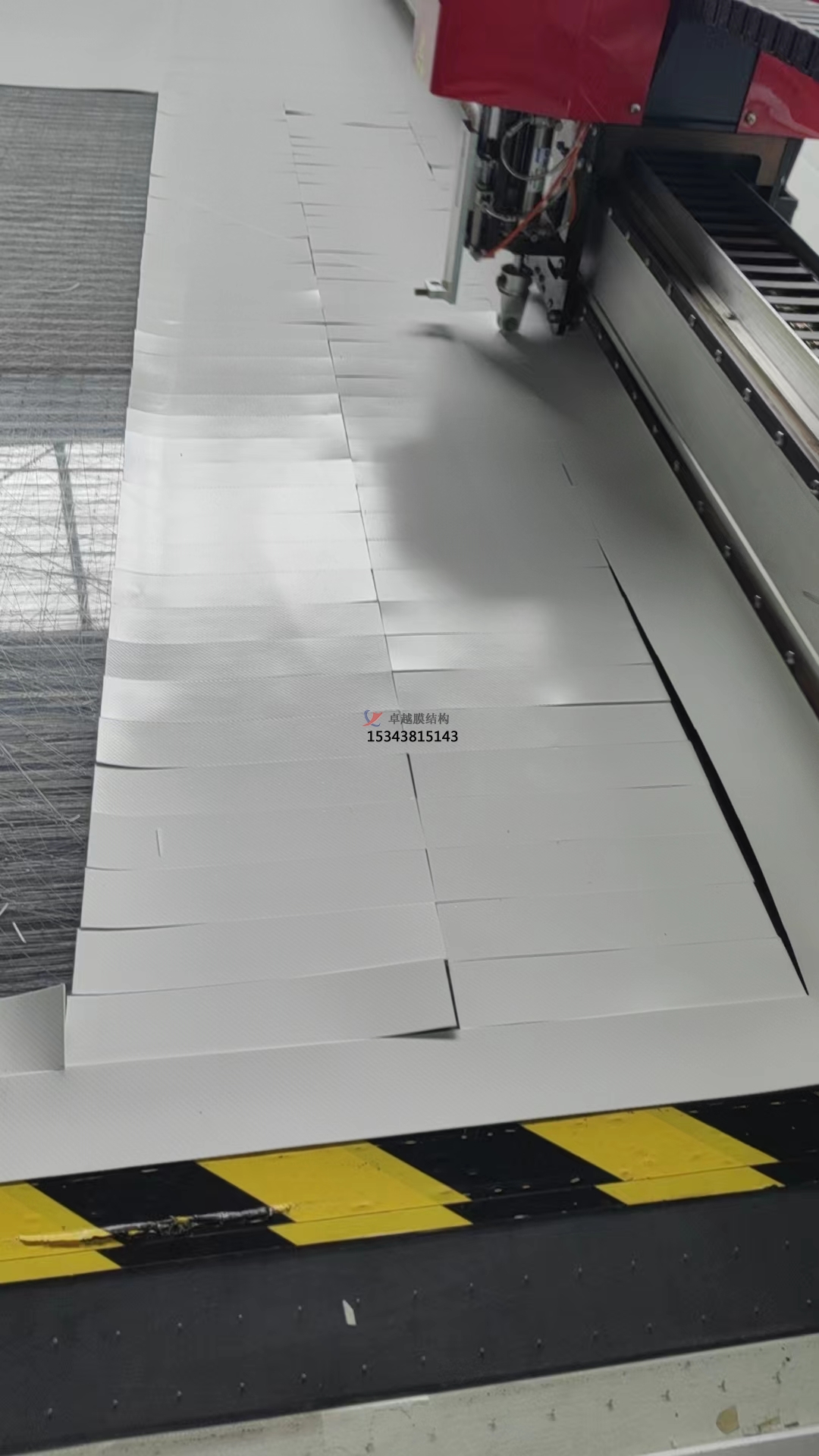 PTFE膜材加工過程