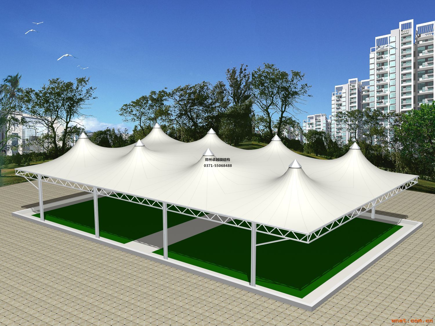 長治市張拉膜看臺【長治市第二中學等】專業(yè)生產(chǎn)廠家